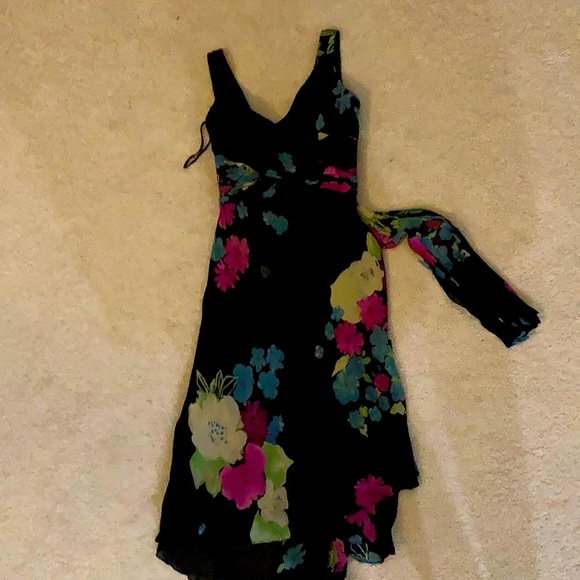 Silk dress Jones New York, size 4. New without tag - Picture 1 of 8